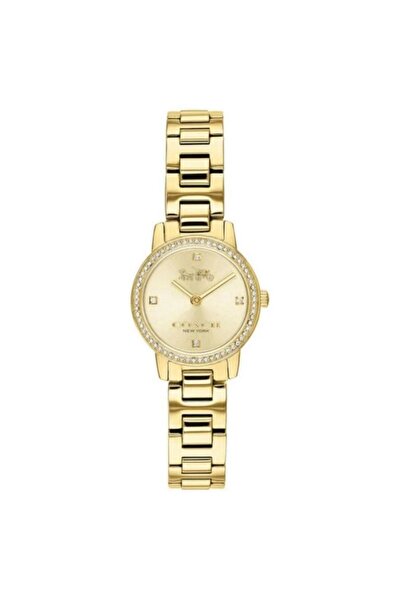 Coach New York Audrey Gold Tone Stainless Steel Quartz 14503367 Women's Watch