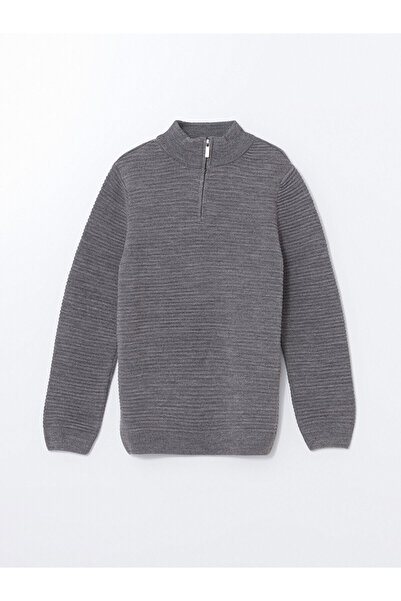 LC Waikiki High Collar Basic Long Sleeve Boy's Knitwear Sweater