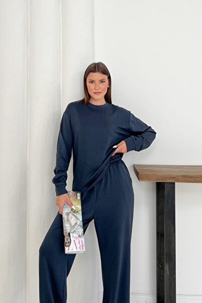 canzengın Women's long sleeve modal suit