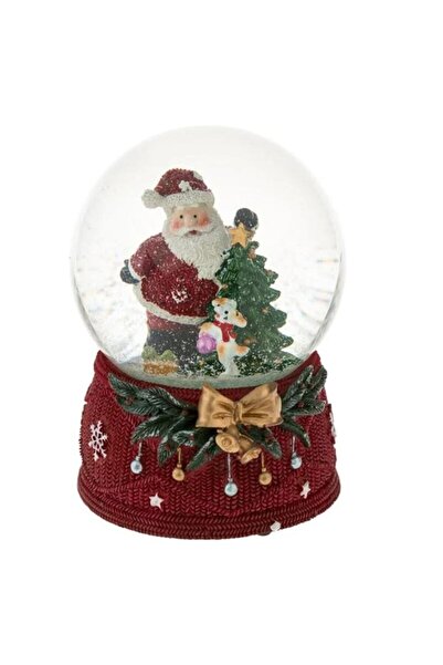 UnderShop Christmas Decoration Glass Globe, with Snow and Music, Santa Claus Model, 15 cm, UnderShop®
