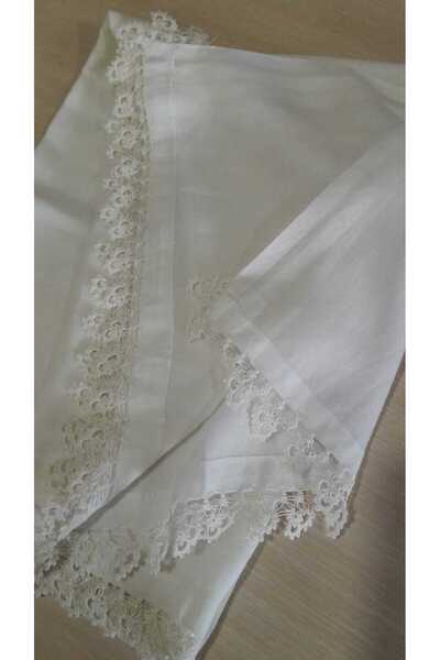 Papatyam 90*130 cm Handcrafted 2-Edged Embroidered Prayer Rug Crochet Writing//Crochet Embroidered Yemeni/Handcrafted Dowry Cloth