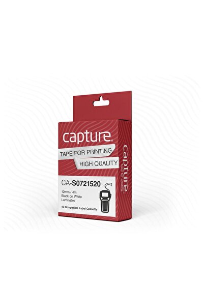 Other Captură 12mm x 4m Negru pe Alb, CA-S0721520