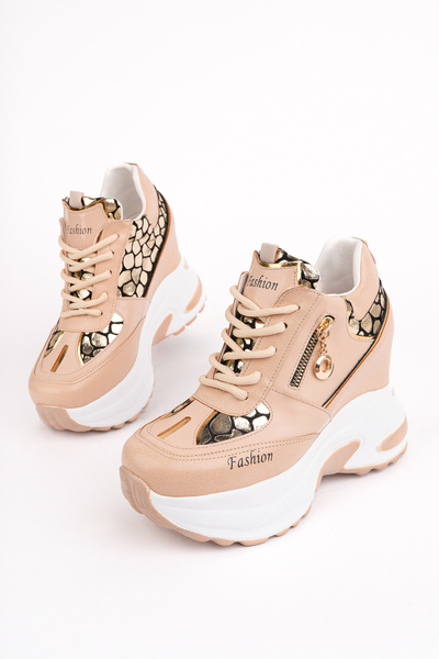 Madam Tarz Arthur Leopard Detail Hidden Heel Sports