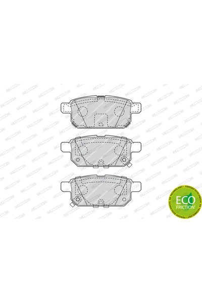 FERODO Brake Pad Set Disc Brake Suzuki Baleno/Ciaz/S-Cross