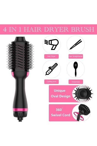 ONE STEP Hot Air Brush 3 in 1 Hair Dryer Styler Volumizer Ceramic Ionic Blow Dryer for All Hair