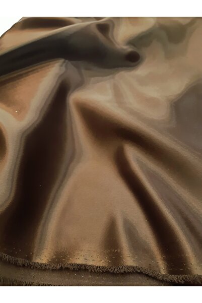 Safir Kumaş М'яка, струмлива коричнева атласна сукня та вечірнє плаття, 3 метри