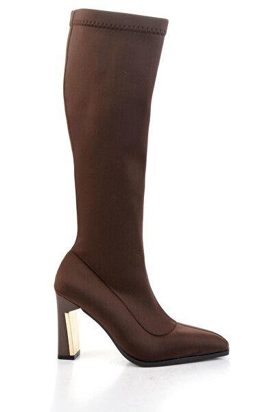 Bambi Kahve Kadın Çizme K03565090517