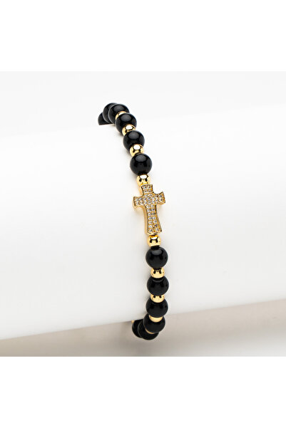 ElectraStore Brățară Reglabilă Handmade Cu Pandantiv Cruce Faith - C4159