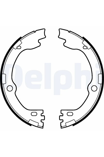 DELPHİ Комплект спирачни накладки за ръчна спирачка за Kia Sorento 3