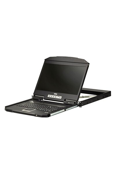 Other Aten 1U Short USB HDMI Console with German Keyboard, CL3700NW-DE