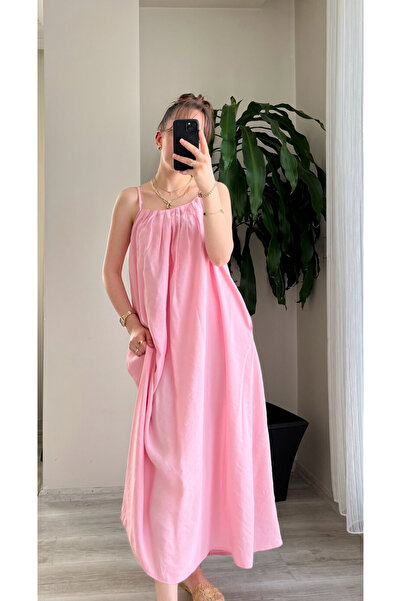 Softleaf Uzun askılı elbise