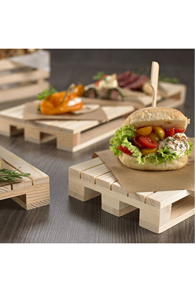 LEONE Spruce wood serving stand, Bancalini, 20x12x3.5cm