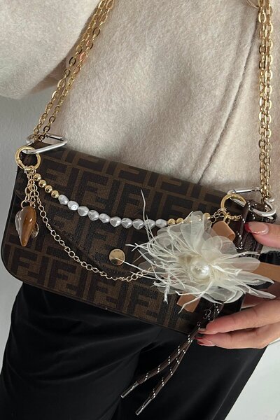 TAKIŞTIR Καφέ Μπρελόκ/Μπρελόκ με Μικτές Φιγούρες