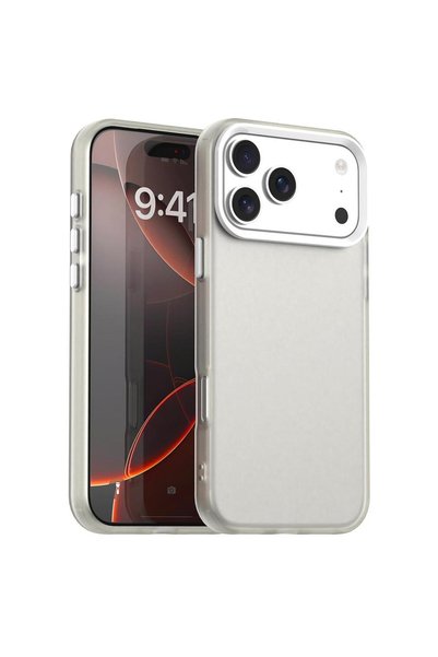 bovinox iPhone 17 Pro Case Anti-Fingerprint Frosted Transparent Slim Design Minimalist Design