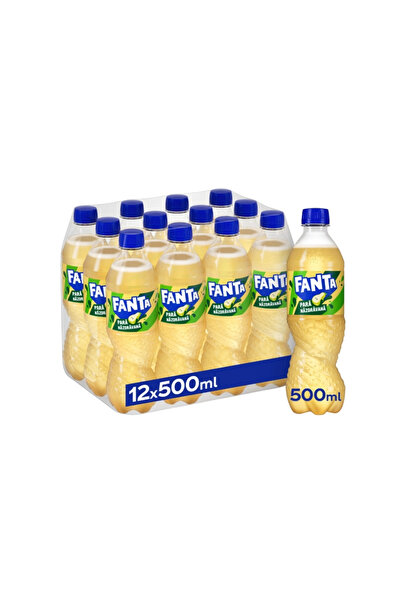 Fanta Pear Carbonated Drink SGR 12 x 0.5 L