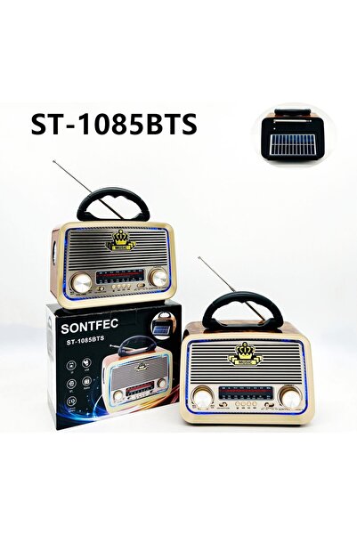 ASL Sontfec nostaljik radyo güneş panelli usb sd kart