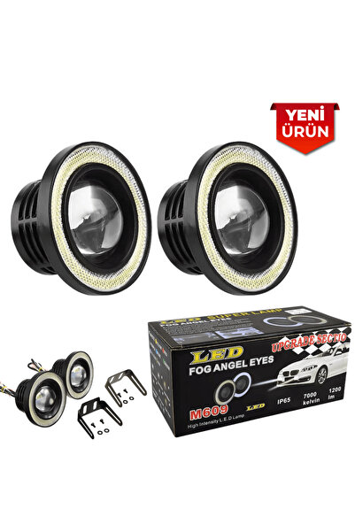 SMX Led Fog Melek Gözü Mercekli (Projector) Angel Göz Sis ve Gündüz Farı Seti...