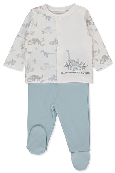 Bebetto طقم بيجامة من قطعتين (للمحترفين والرجال) باللون الأخضر البترولي