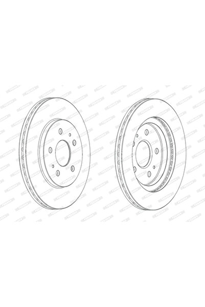 FERODO Спирачен диск Daihatsu Terios Toyota Rush SUV, затворен