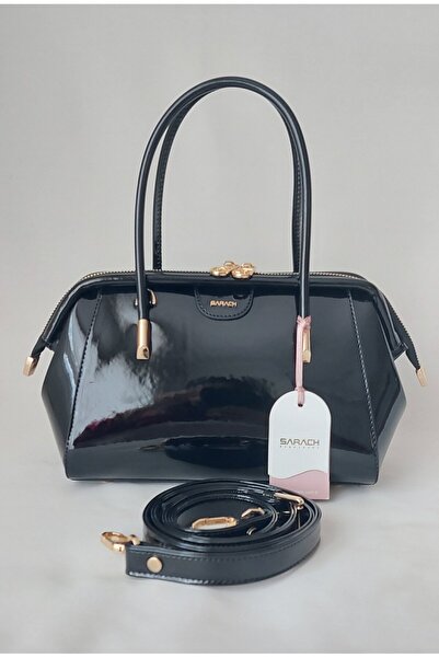 SARACH 261SV826 Model Marka Siyah Renk Rugan El ve Omuz Çantası