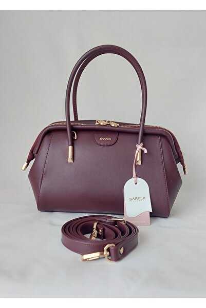 SARACH 261SV826 Model Marka Bordo Renk El ve Omuz Çantası