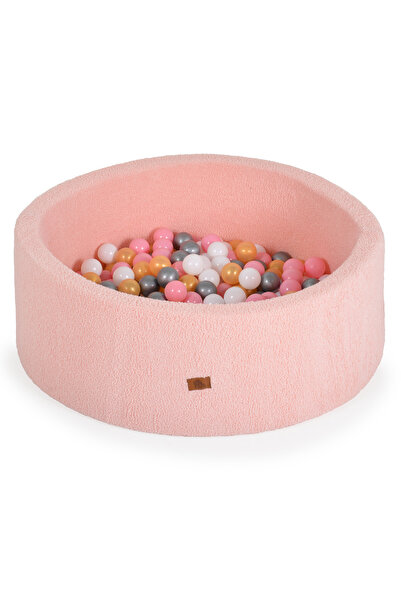 Moni Dry pool with 200 Boucle balls for children, 90x30cm, made of foam, removable and washable cover