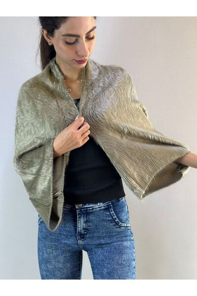 Gönülden Tasarım Soft Angora Bolero Women Shawl