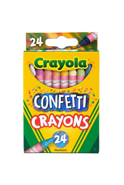 Crayola أقلام تلوين كونفيتي 24 لونًا