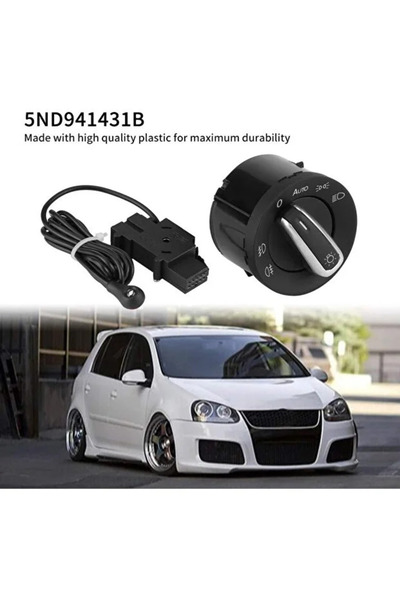 bigkey GOLF 5-6, JETTA MK5-MK6, PASSAT B6-B7, SCIROCCO, CADDY, UYUMLU OTOMATİK FAR ANAHTARI VE IŞIK SENSÖRÜ
