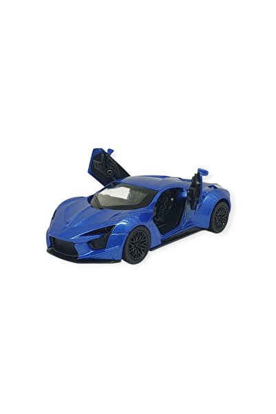 Vardem Pull and Drop Metal Cars 13 cm - Sr2210- Blue