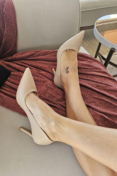 Topukla Footwear 10 1814 Topukla Kadın İnce Topuklu Stiletto Ayakkabı