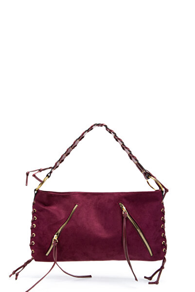 minebag В'язка ручка з мотузкою, деталізована замша, жіноча сумка через плече...