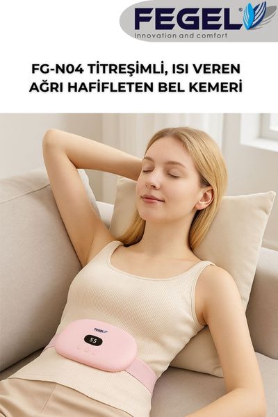 Fegel FG-N04 Titreşim, Isı Veren Şarjlı Özel Gün Kemeri – Regl, Karın ve Bel ...