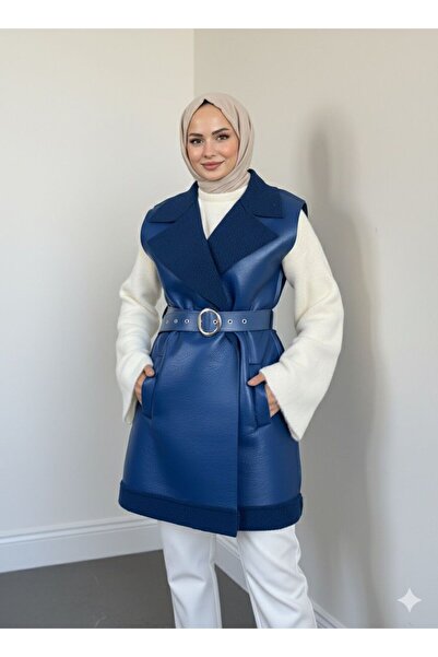 STİLZERAFET ЖИЛЕТ ЗІ ШКІРЯНИМ ВИГЛЯДОМ, СТАНДАРТНИЙ РОЗМІР 36/42, ПІДХОДИТЬ ДЛЯ РОЗМІРІВ