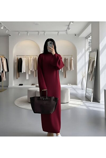 inci wears Women's Turtleneck Knitwear Dress