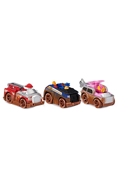 PAW PATROL مركبات معدنية حقيقية (مجموعة من 3)