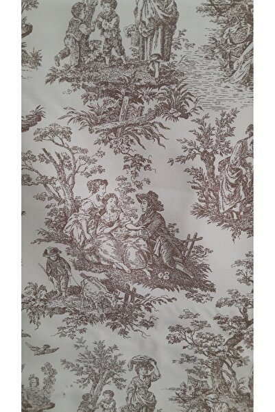 shopshop British French Peasants Brown Rustic Vintage Patterned Decorative Runner Cover Tablecloth