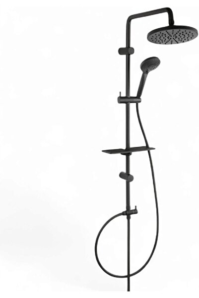 Generic Luxury Matte Black Shower System (Overhead & Handheld) – Modern Rust-Resistant Design