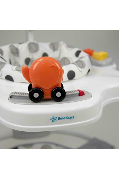 bebe stars Jumper interactiv, Bebe Stars, Cu scaun rotativ 360 grade, Pana la 12 kg, 6 luni+, Panda