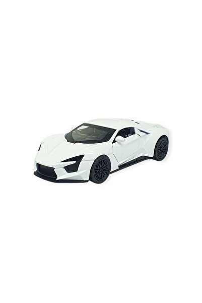 Vardem Pull and Drop Metal Cars 13 cm - Sr2210- White
