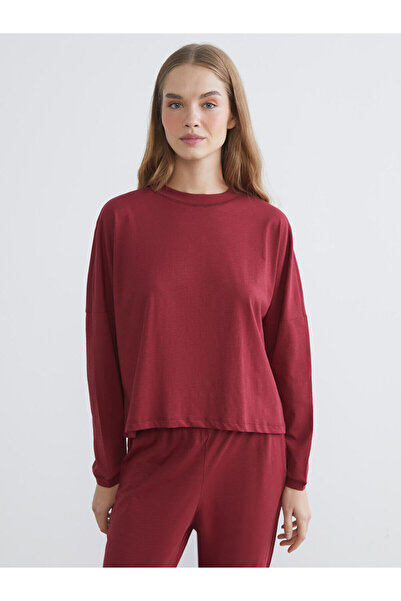 LC Waikiki Σετ γυναικεία πιτζάμα Özmarka New Season Crew Neck