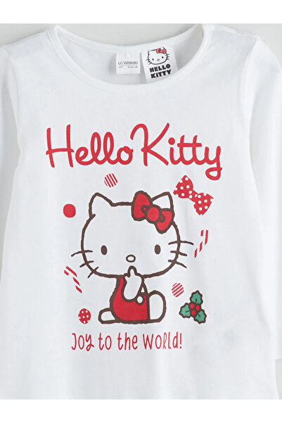 LC Waikiki Set pijamale pentru fete cu imprimeu Hello Kitty