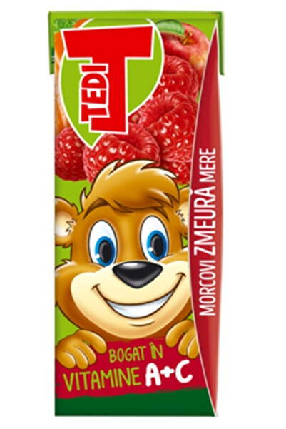 TEDİ Suc De Zmeura-Morcov-Mar 3 x 0,2 L