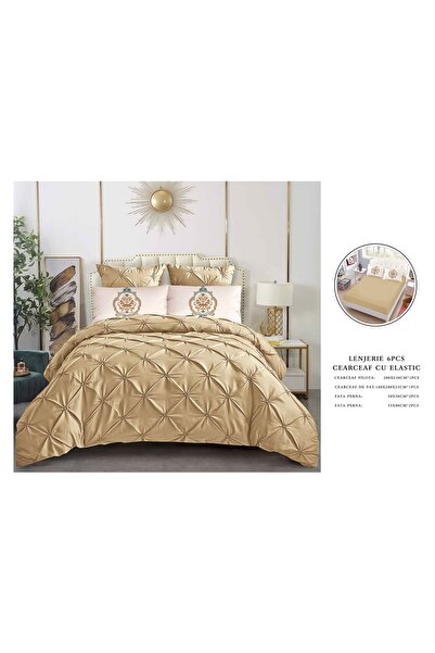 CHIRASO CHIRASO Bedding Set, FINET, 6 pieces ELASTIC Sheet 180x200cm, Duvet Cover 200x230cm 4 Pillowcases