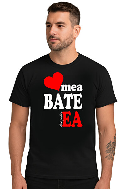 OEM Tricou barbat Inima mea bate doar pentru EA, 100% bumbac