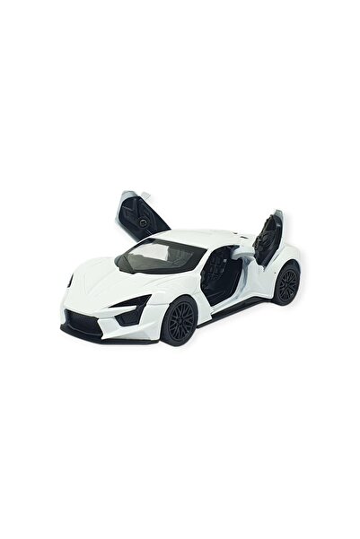 Vardem Pull and Drop Metal Cars 13 cm - Sr2210- White