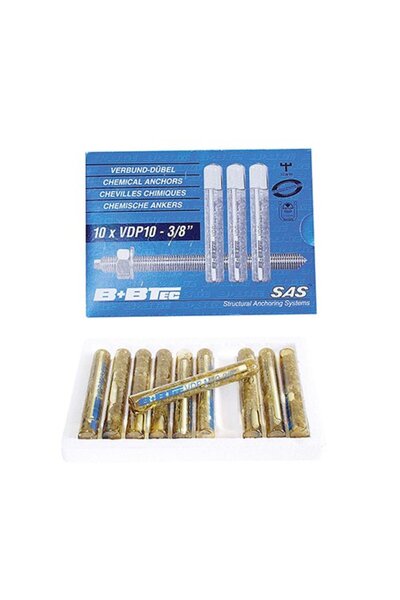 Teknik Alet B+B Tec Vdp Normal Tip Kimyasal Dübel 12x95 10 Adet