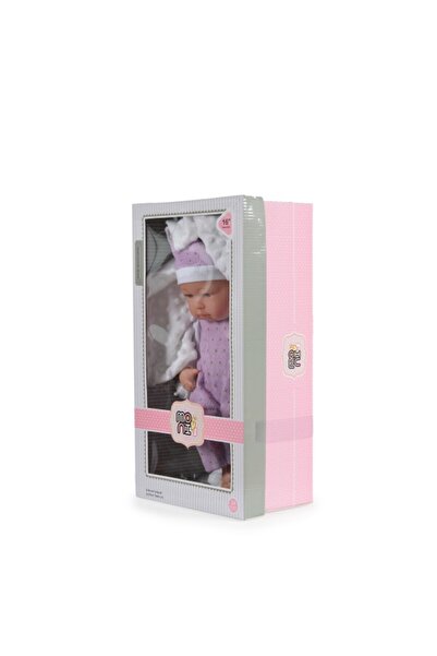 Moni Toys Realistic Baby Doll 41 cm – (Purple)