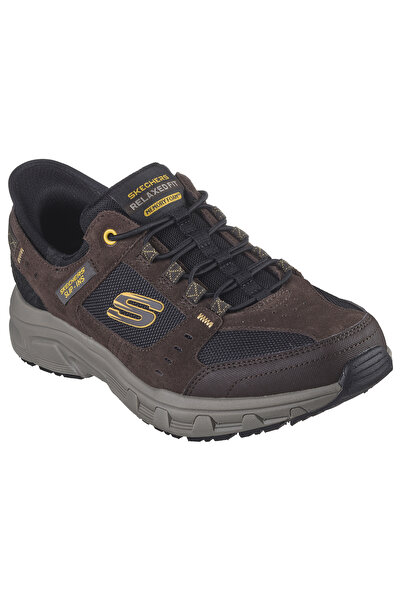 SKECHERS Pantofi barbati sport Slip Ins OAK CANYON 237450-BROWN/BLACK-42