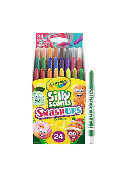 Crayola أقلام تلوين سماش أبس من سيلي سينتس، ٢٤ قطعة
